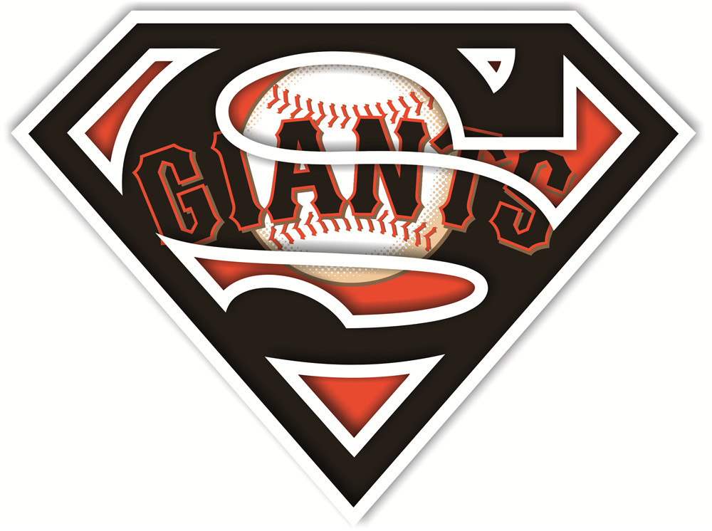 San Francisco Giants superman logos iron on heat transfer...